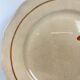 Set of 5 flat plates Sarreguemines floral pattern, 1920-40