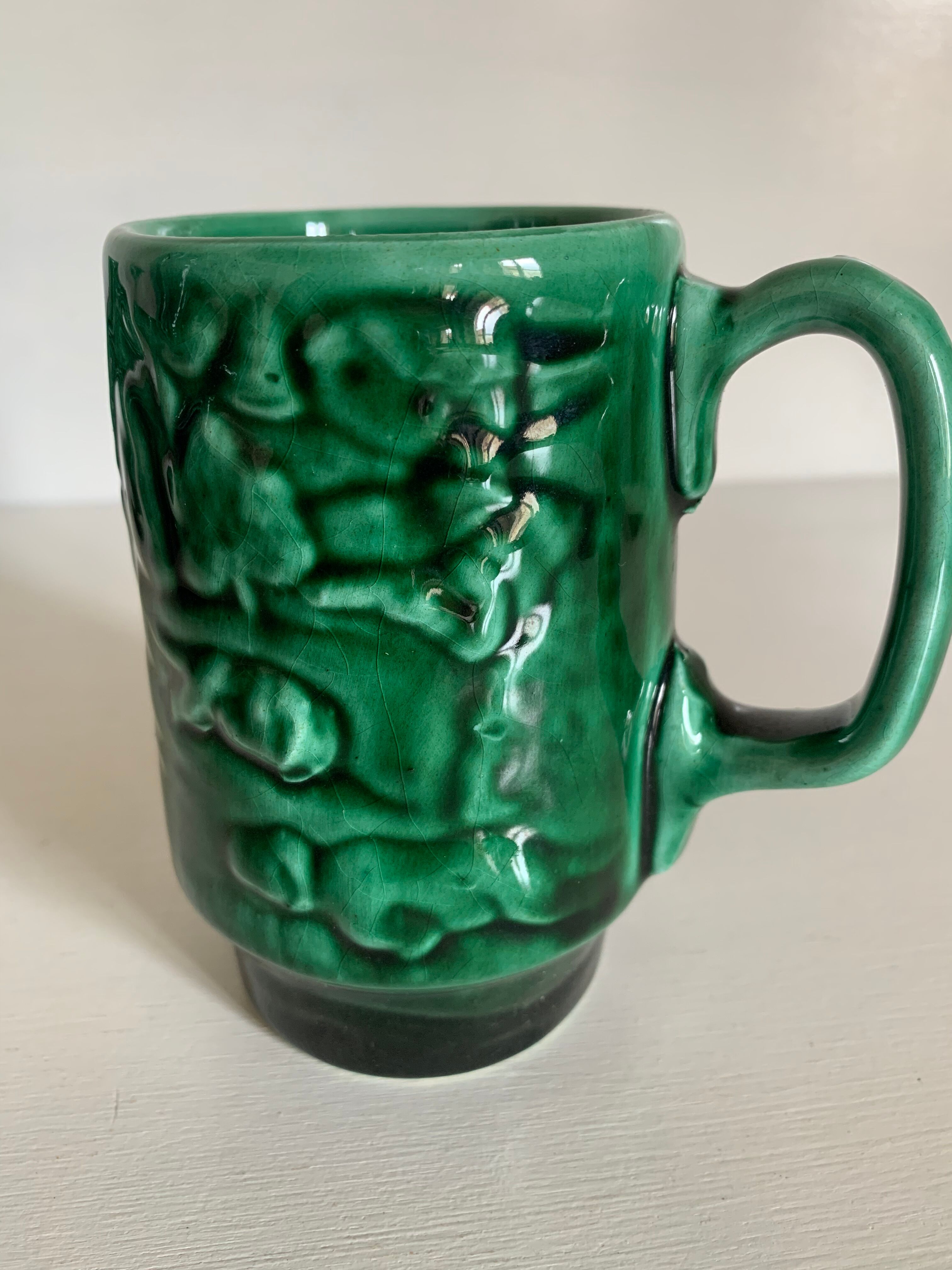 Service at orangeade art deco ceramic