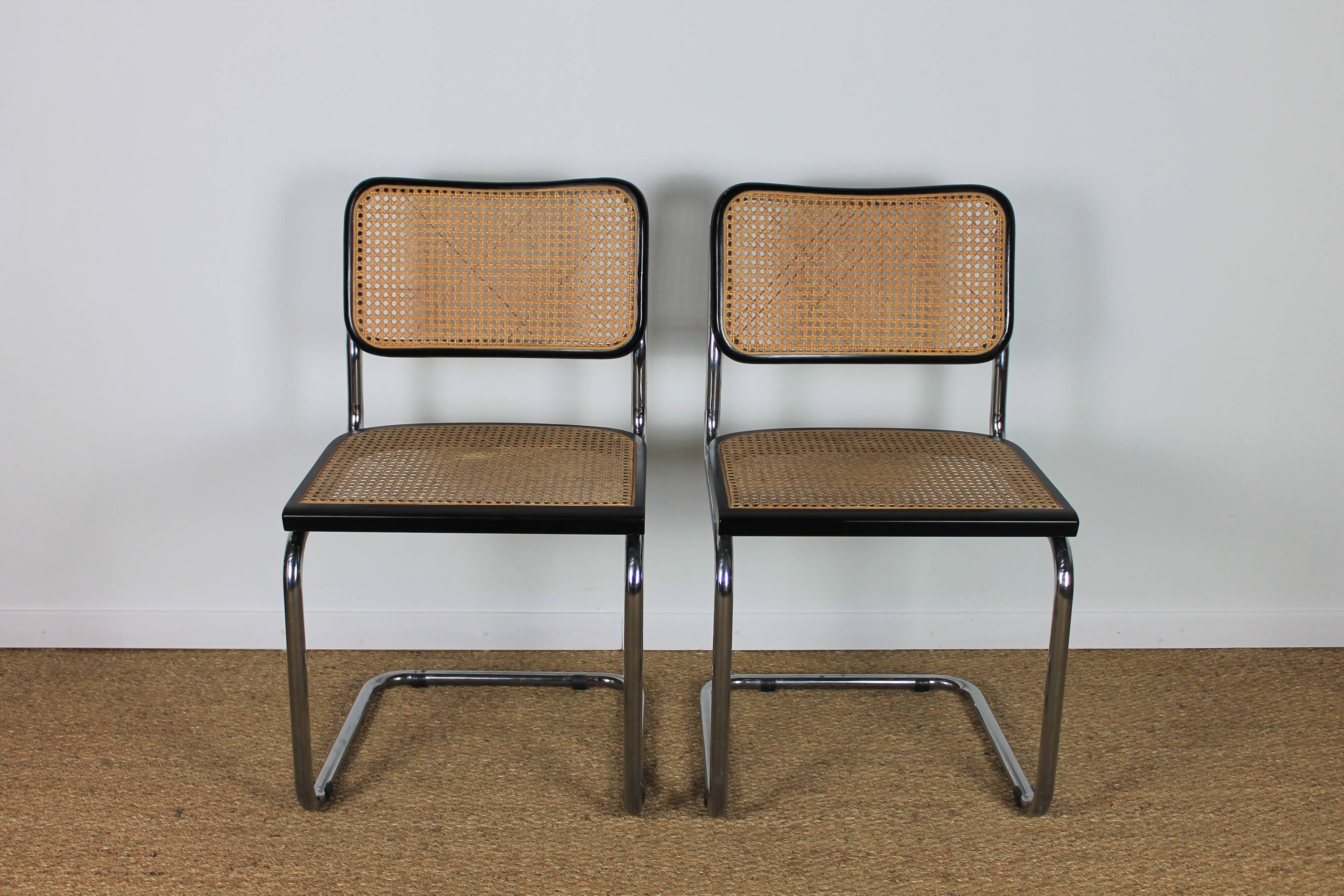 Pair of Marcel Breuer B32 chairs