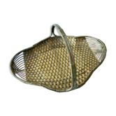 Corbeille ou panier à fruits en laiton