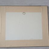 Watercolor frame signed port