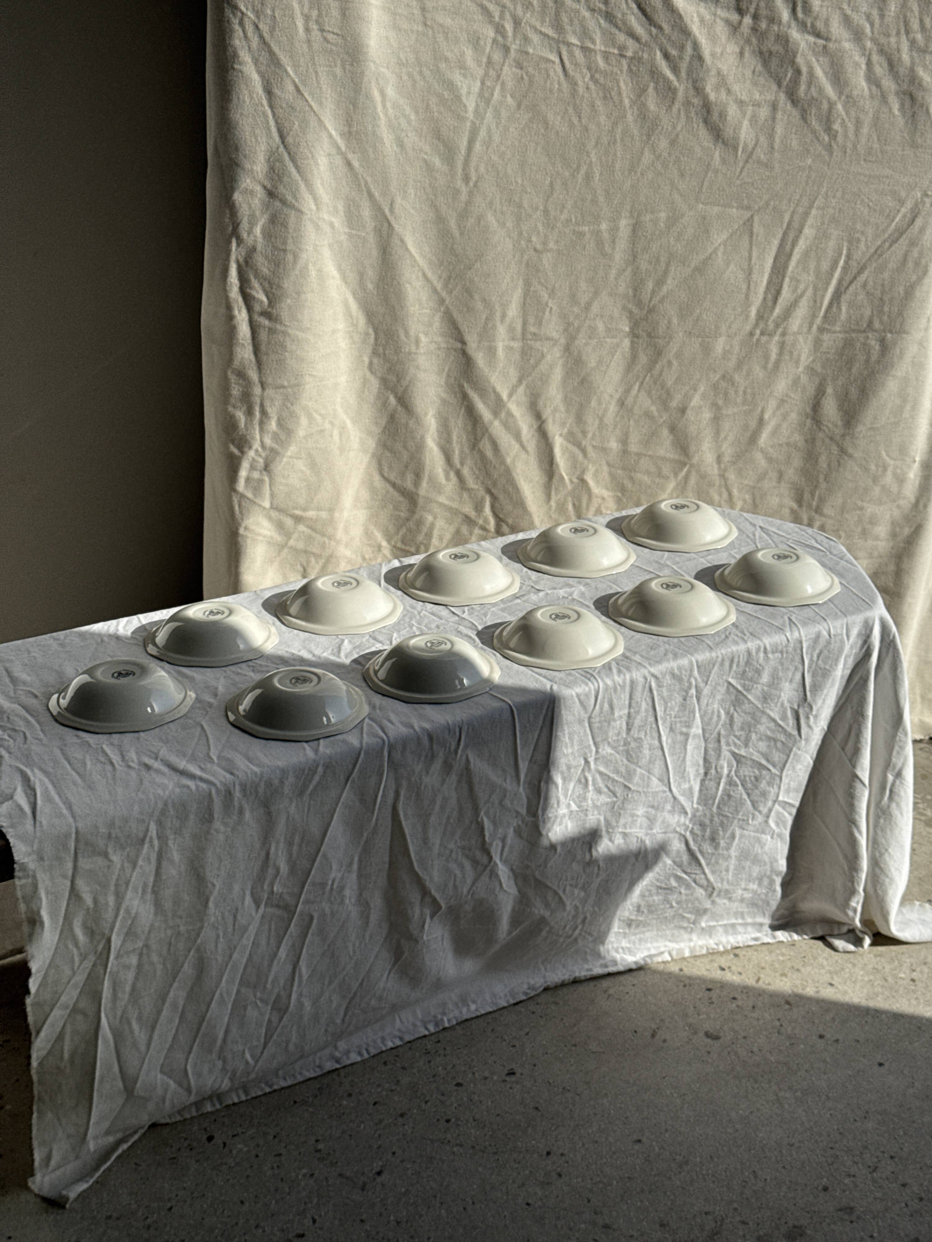 Set of 11 fruit-patterned bowls The Chartwell Collection England D17