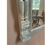 Neo-Renaissance mirror in patinated wood 19th century