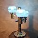 space age salon lamp, lumina UFO, 1970s to 80s chrome steel, rare model,