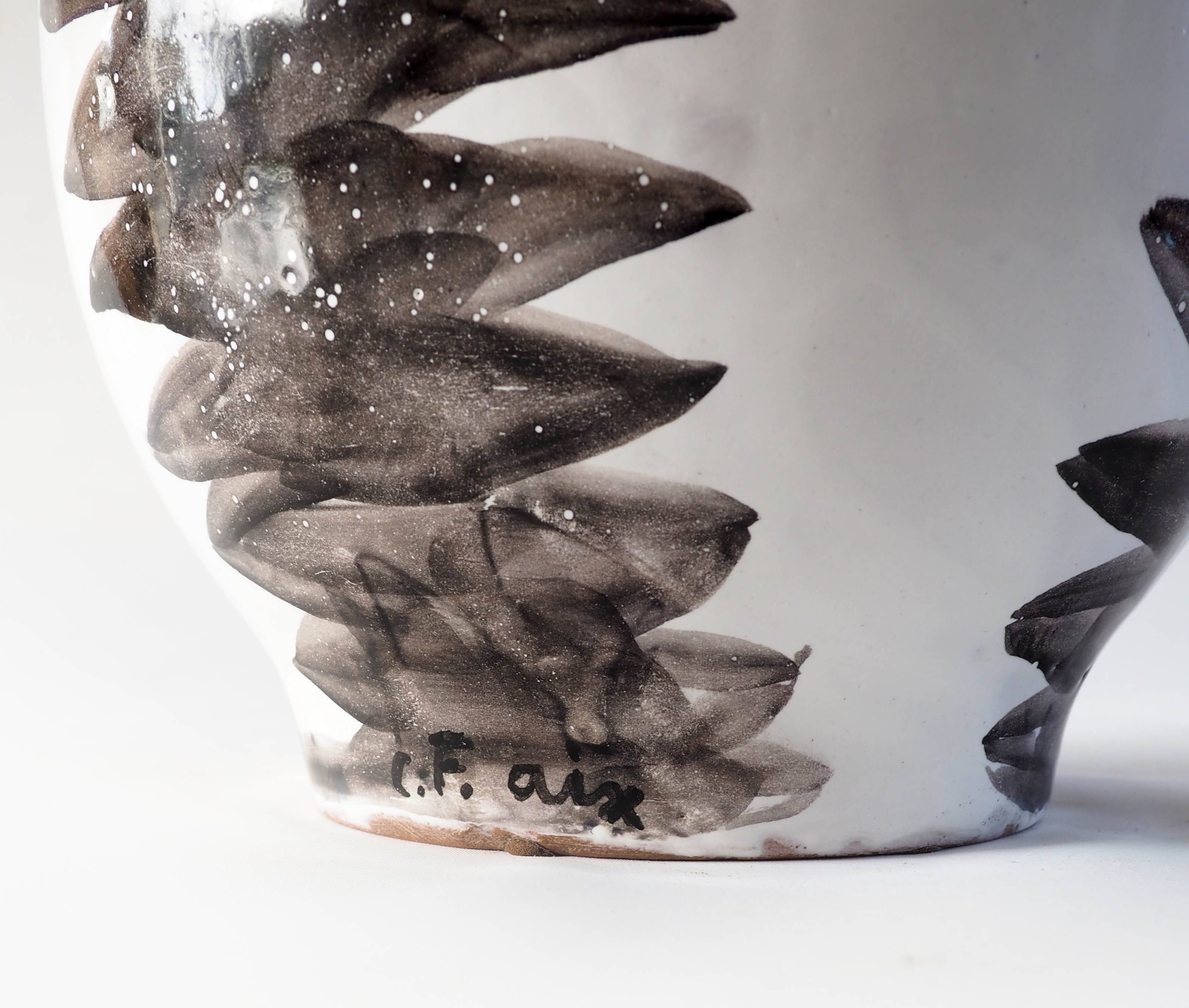 Giant vase sculpture C. Fernandez 1950