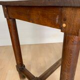 Rustic oak farmhouse table