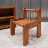 Baumann chair and shelf set for children, vintage