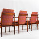 Lot de 4 fauteuils modèle 341 par Arne Vodder pour Sibast