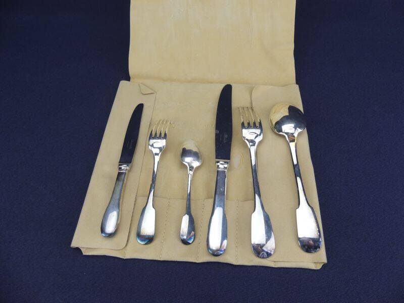 Christofle, Cluny, 6 sets of 6 cutlery.