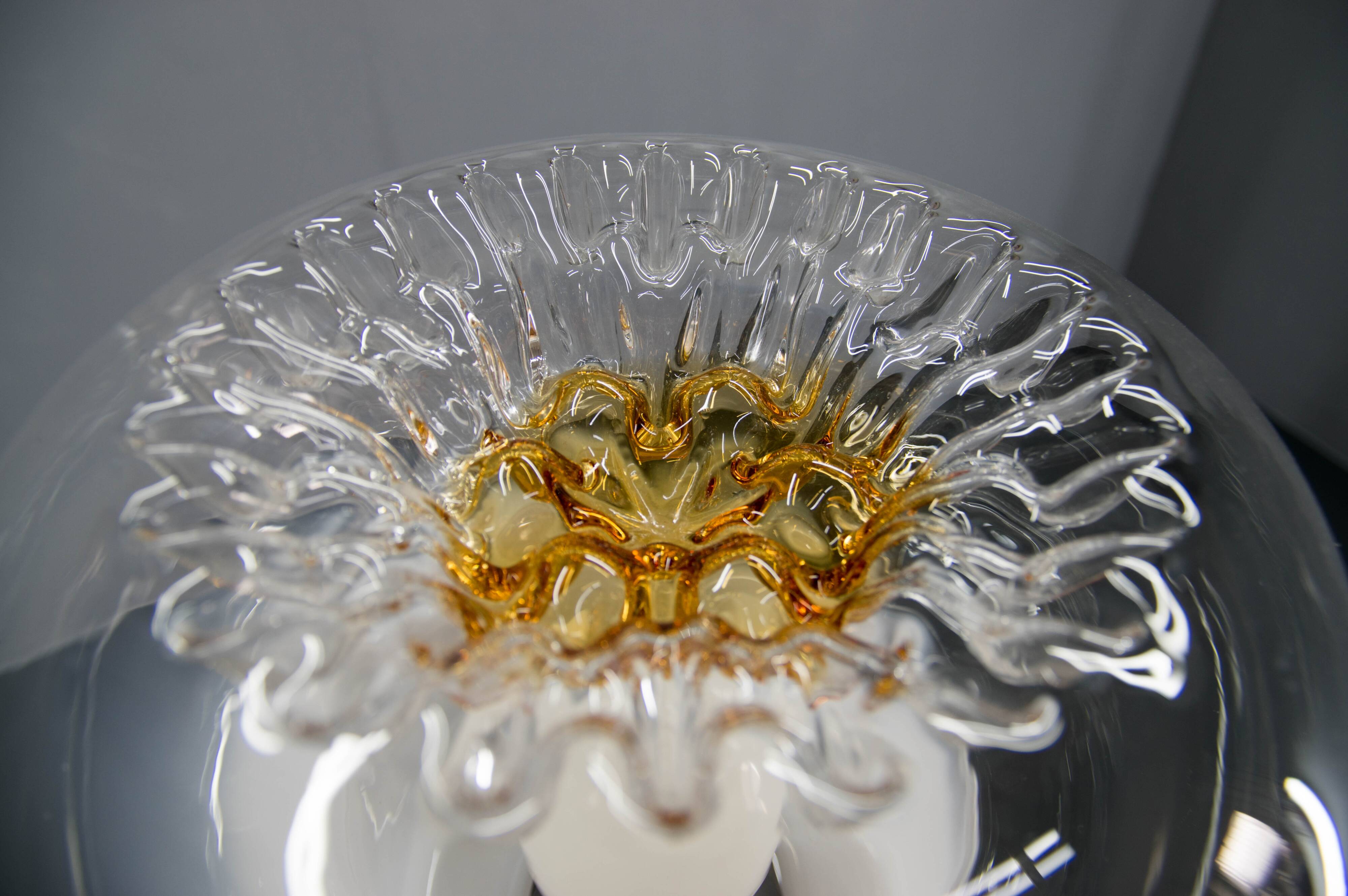 Murano Glass Floor Lamp, Italy, 1980s