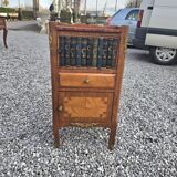 Fake book bedside table with doors