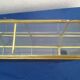 Vintage glass and brass showcase