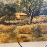 Painting "Sainte Victoire" J Jullien