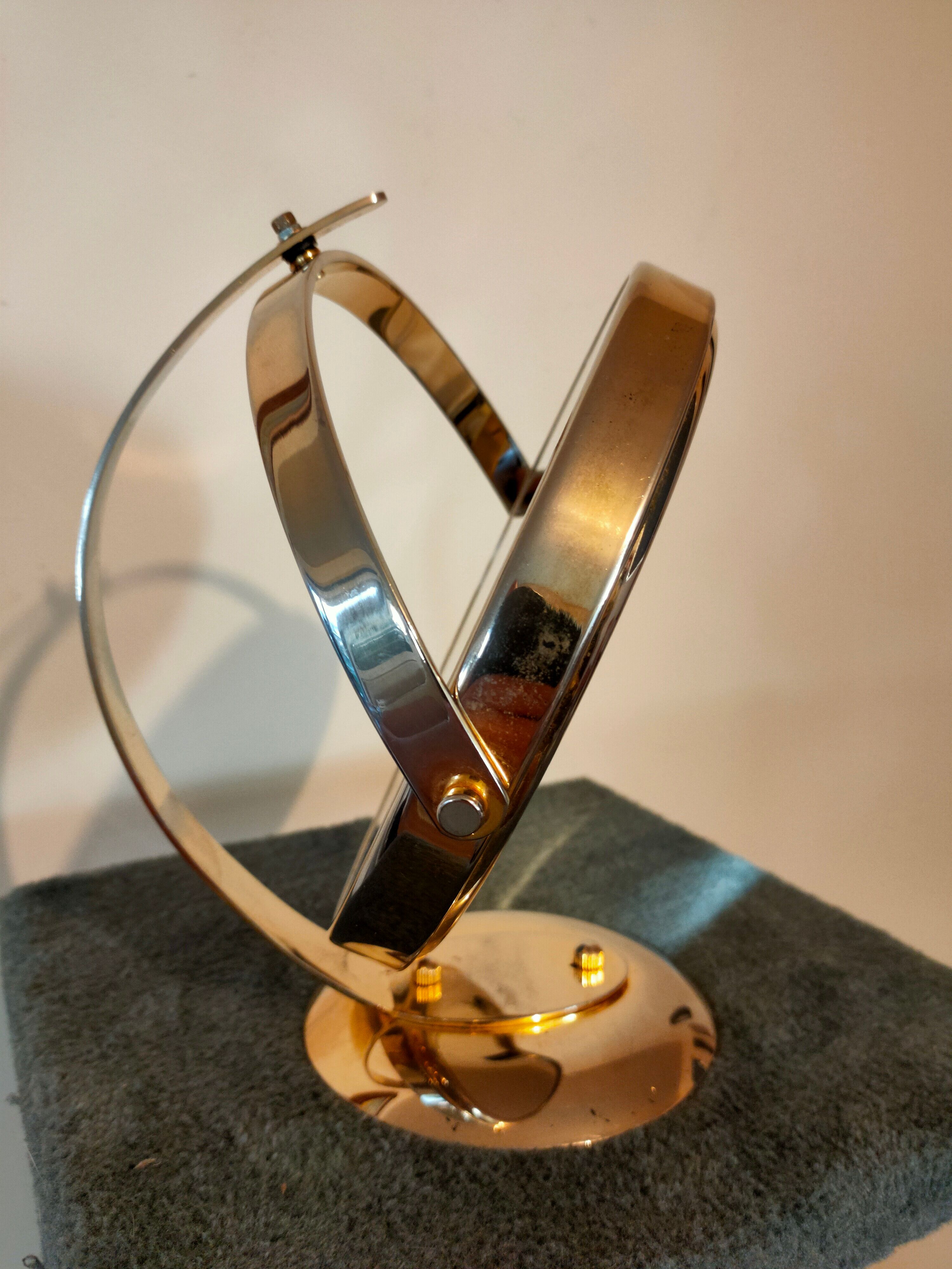 vintage table magnifying mirror