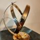 vintage table magnifying mirror