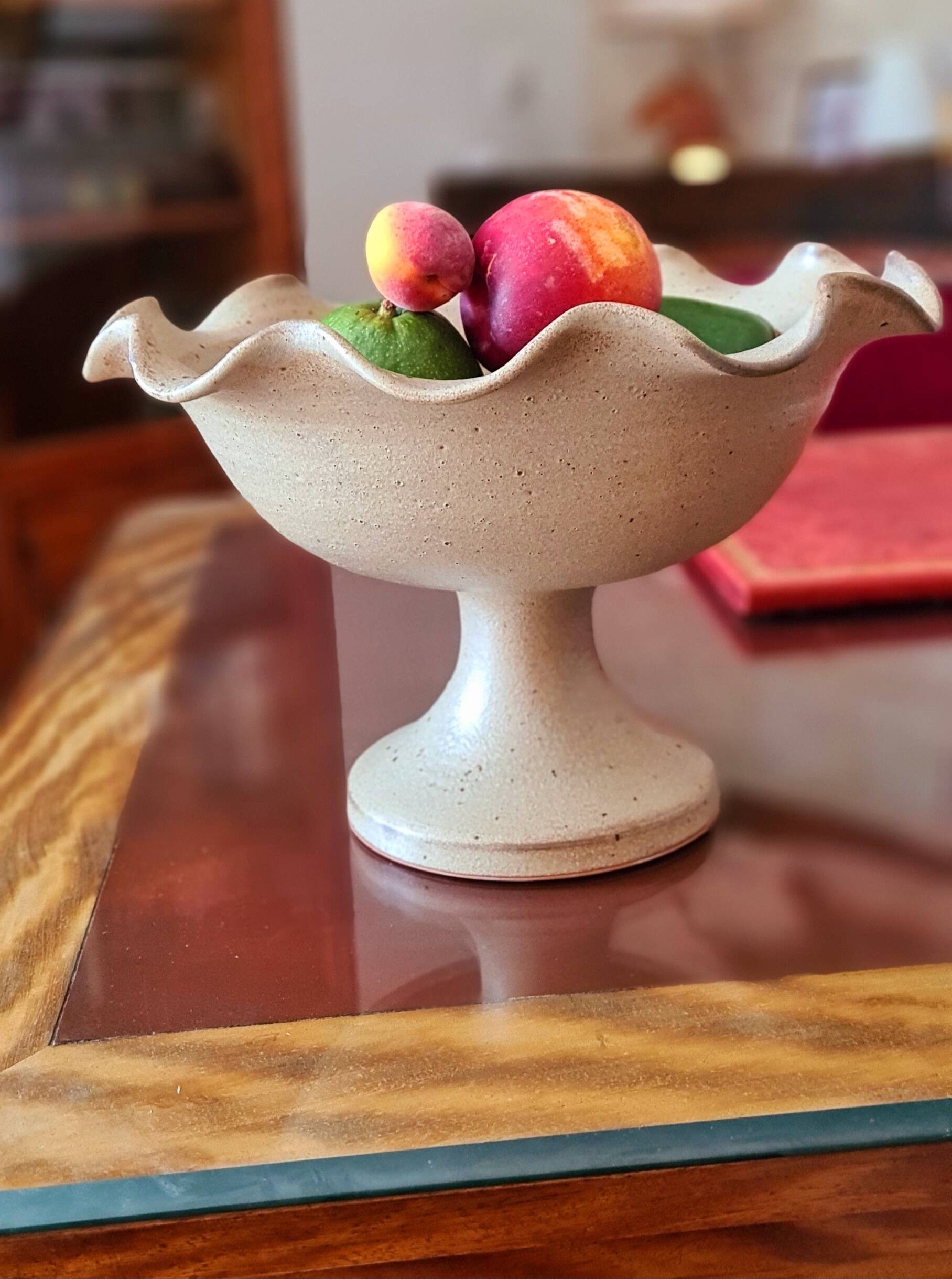 Coupe Vallauris en grès pyrité