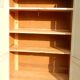 Wardrobe / Old industrial patinated wooden locker / Workshop furniture