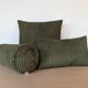 Corduroy bolster pillow
