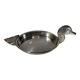 Silver metal duck