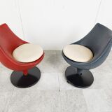 Pair of polaris chairs by Pierre Guariche for Meurop, 1960s