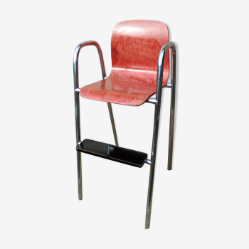 Vintage scandinavian-style children's high chair