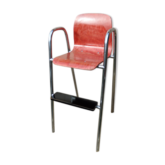 Vintage scandinavian-style children's high chair