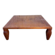 Cherry wood coffee table by léon krier for giorgetti