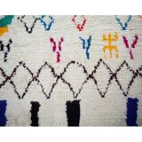 Colorful Berber carpet handmade 254 x 145 cm