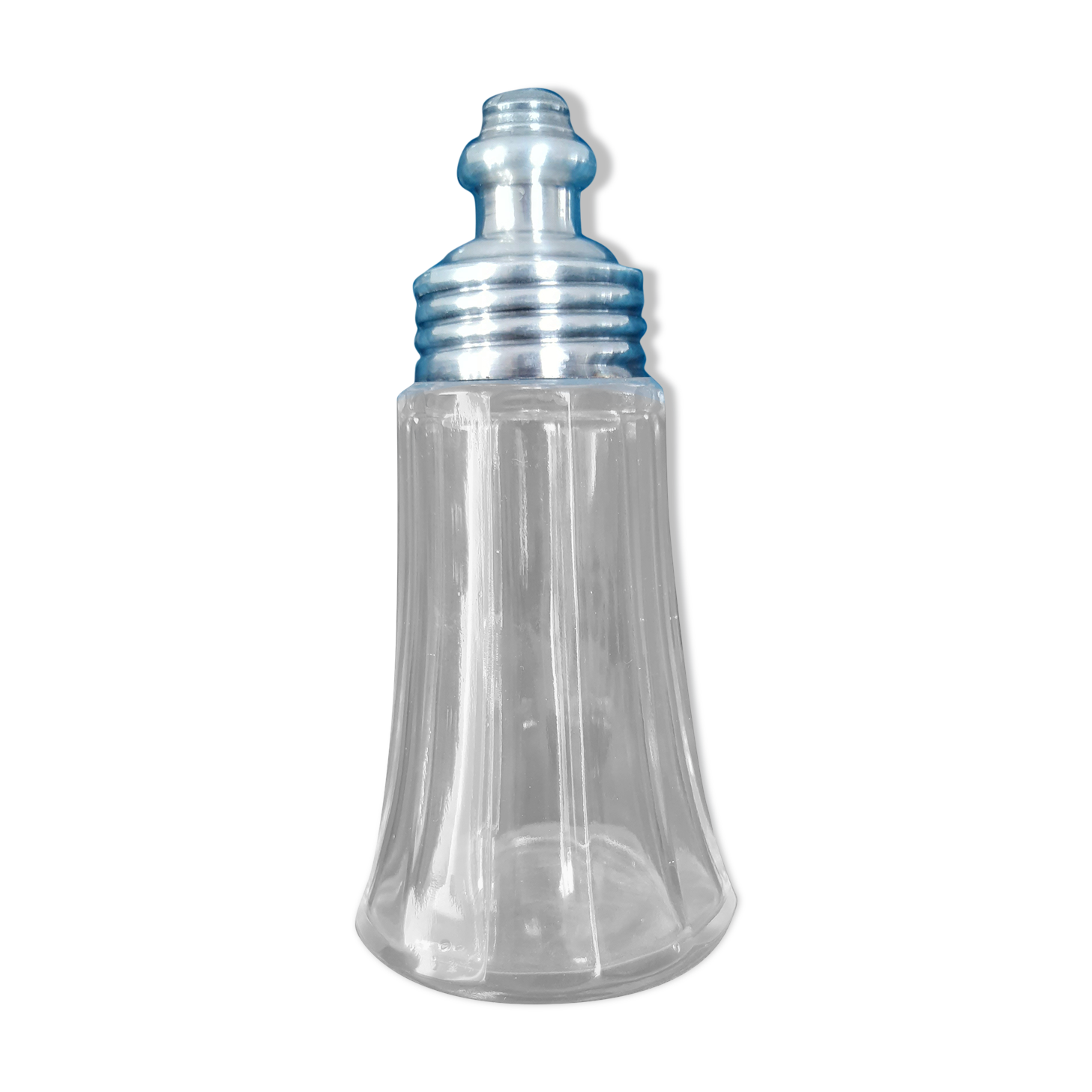 Glass sugar sprinkler, silver metal stopper the perfect sgdg