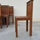 Set of 10 Brutalist Monastery Chairs from the 50s
