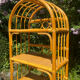 1970s rattan shelf