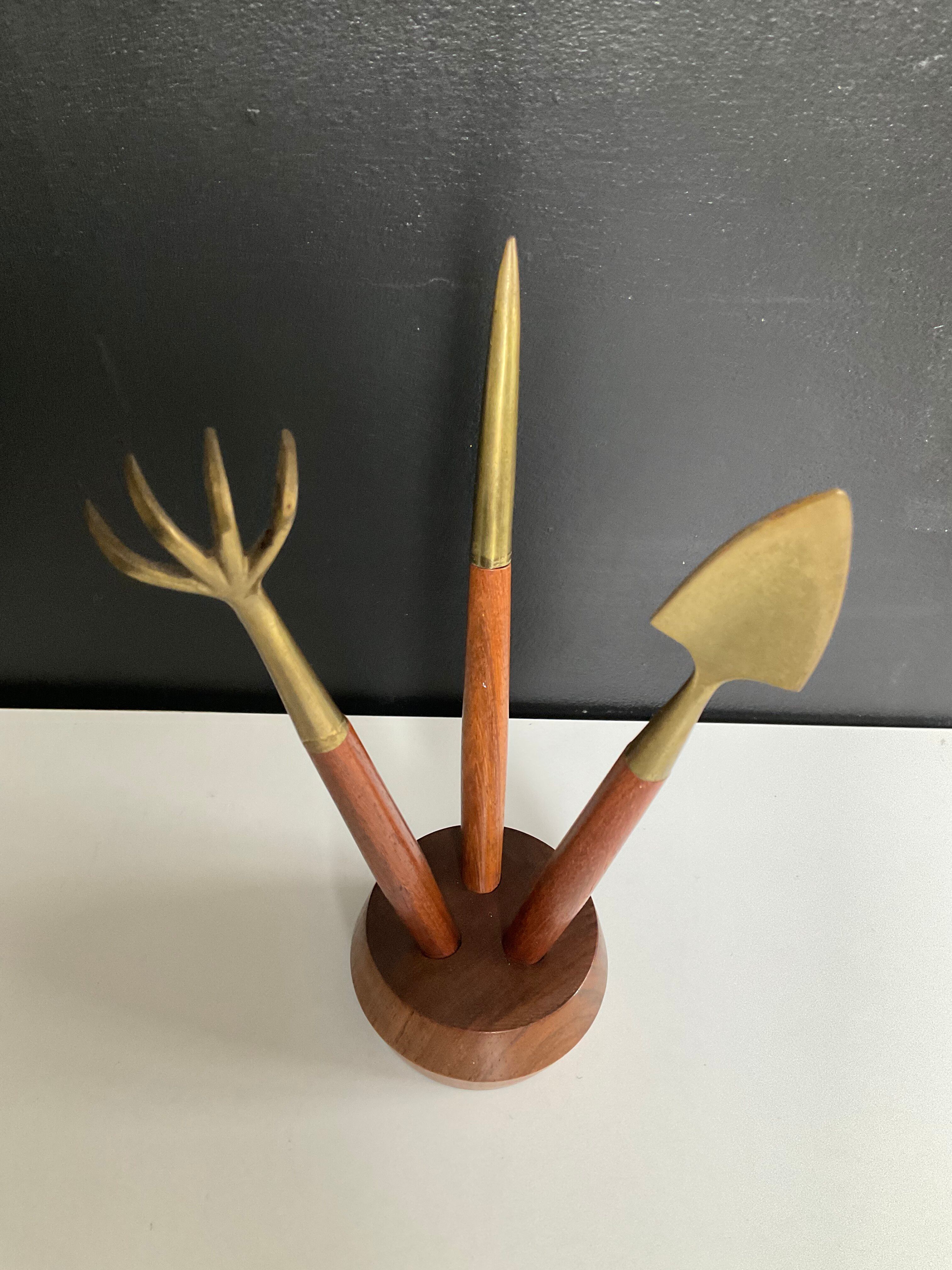 1950s miniature garden tool set