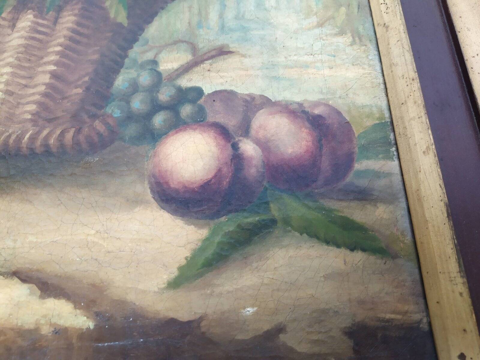 Still life, oil on canvas, framed