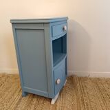 Vintage blue children's bedside table