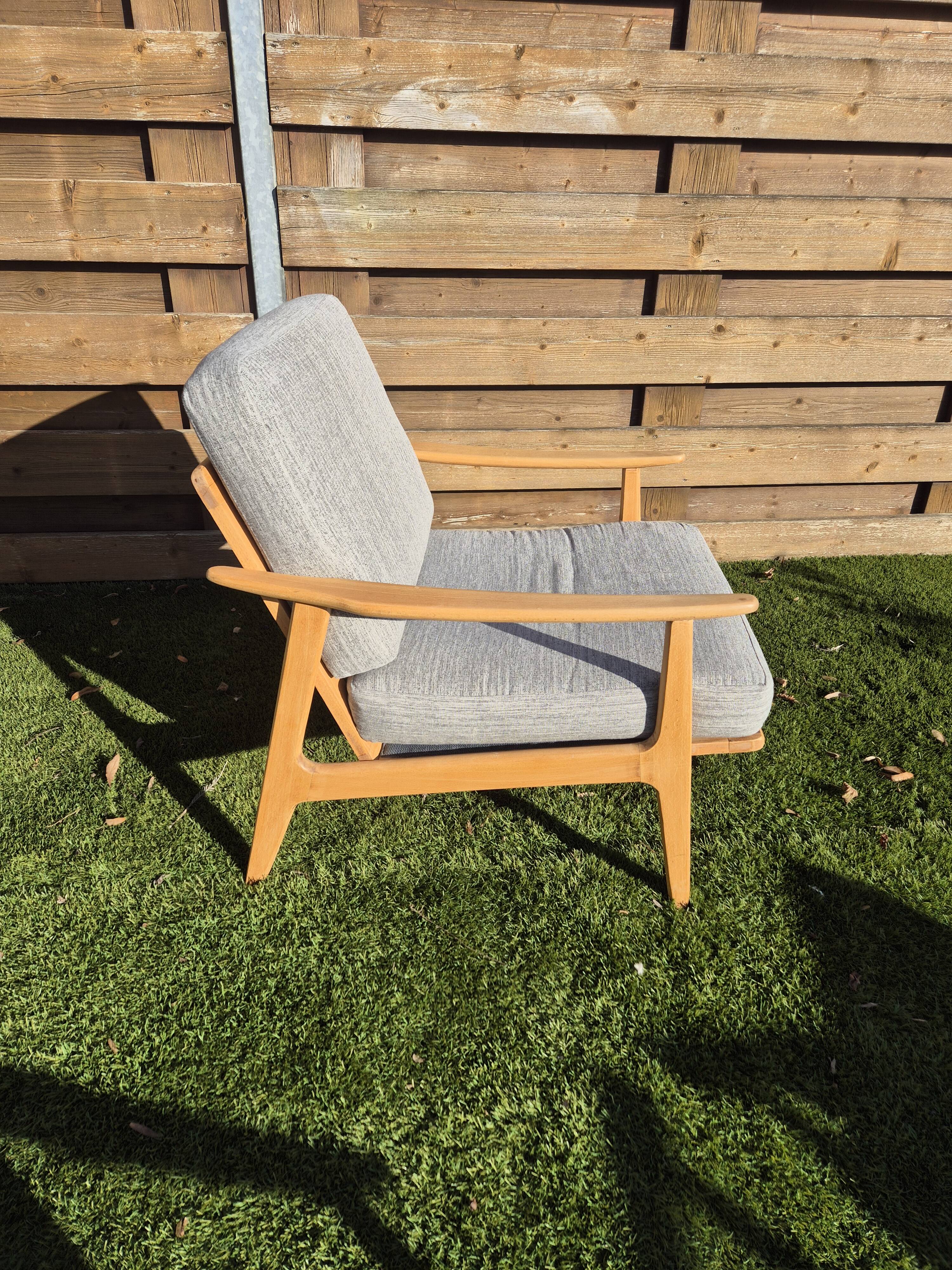 Magnifique ensemble de salon scandinave canapé et 2 fauteuils