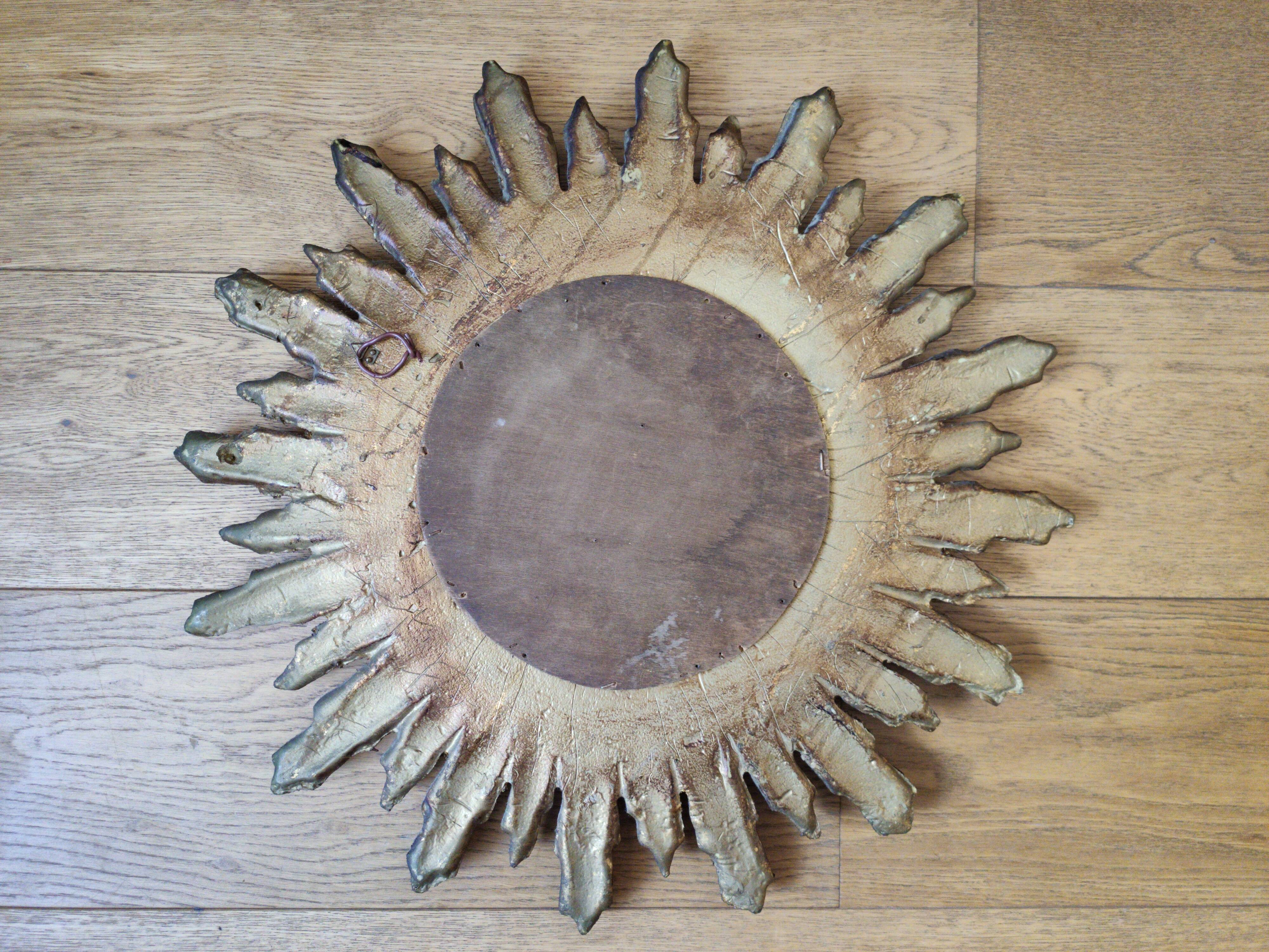 Ancient witch mirror 50/60s, 53cm