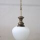 Pendant Lamp In Brass And Glass, 1960s Special Price