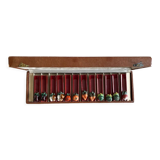 Box of 12 knife doors "vegetables" - earthenware - 8,5x2 cm