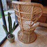 Gio Ponti wicker armchair