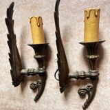 Pair of antique wall sconces