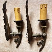 Pair of antique wall sconces