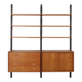 Oak system library, PS system, Danish design, 1960s, production: Rander