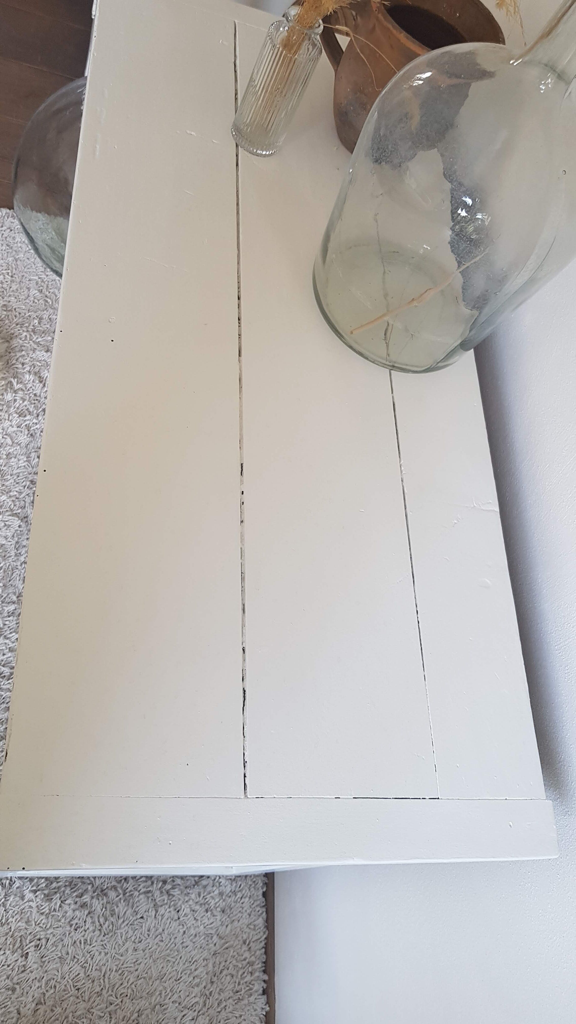 Old White Parisian Buffet