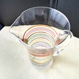 Water carafe, vintage pitcher from the 50s