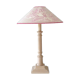 Lamp to put foot wood lampshade canvas of Jouy