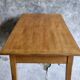 Vintage drawer table or desk in light wood 1950