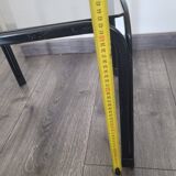 Black metal nesting coffee table