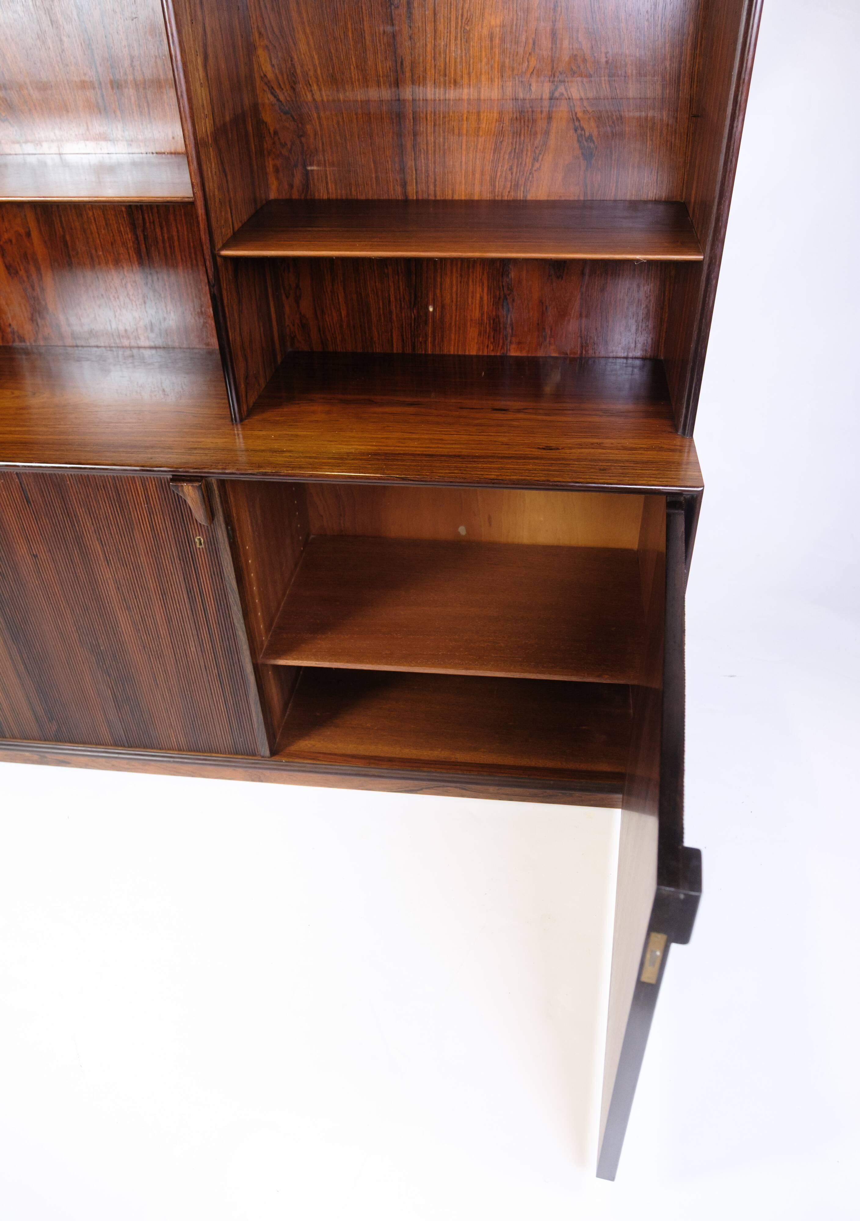 Bookcase Made In Rosewood By Frode Holm From 1960s