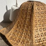 Suspension in canework and woven wicker