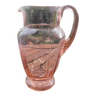 Pink art deco pitcher